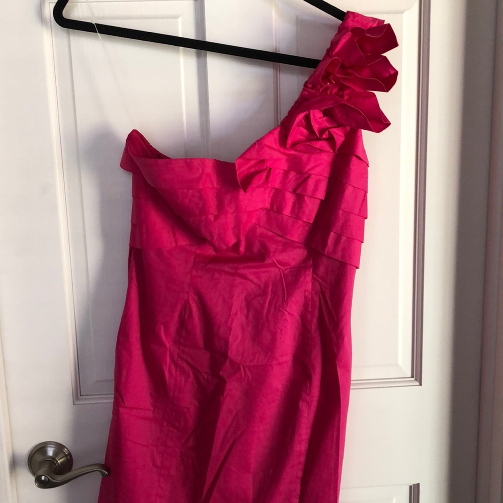 Lulus • One Shoulder Ruffle Dress